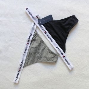 TWO Tommy Hilfiger Cotton Blend Thong Panties XL